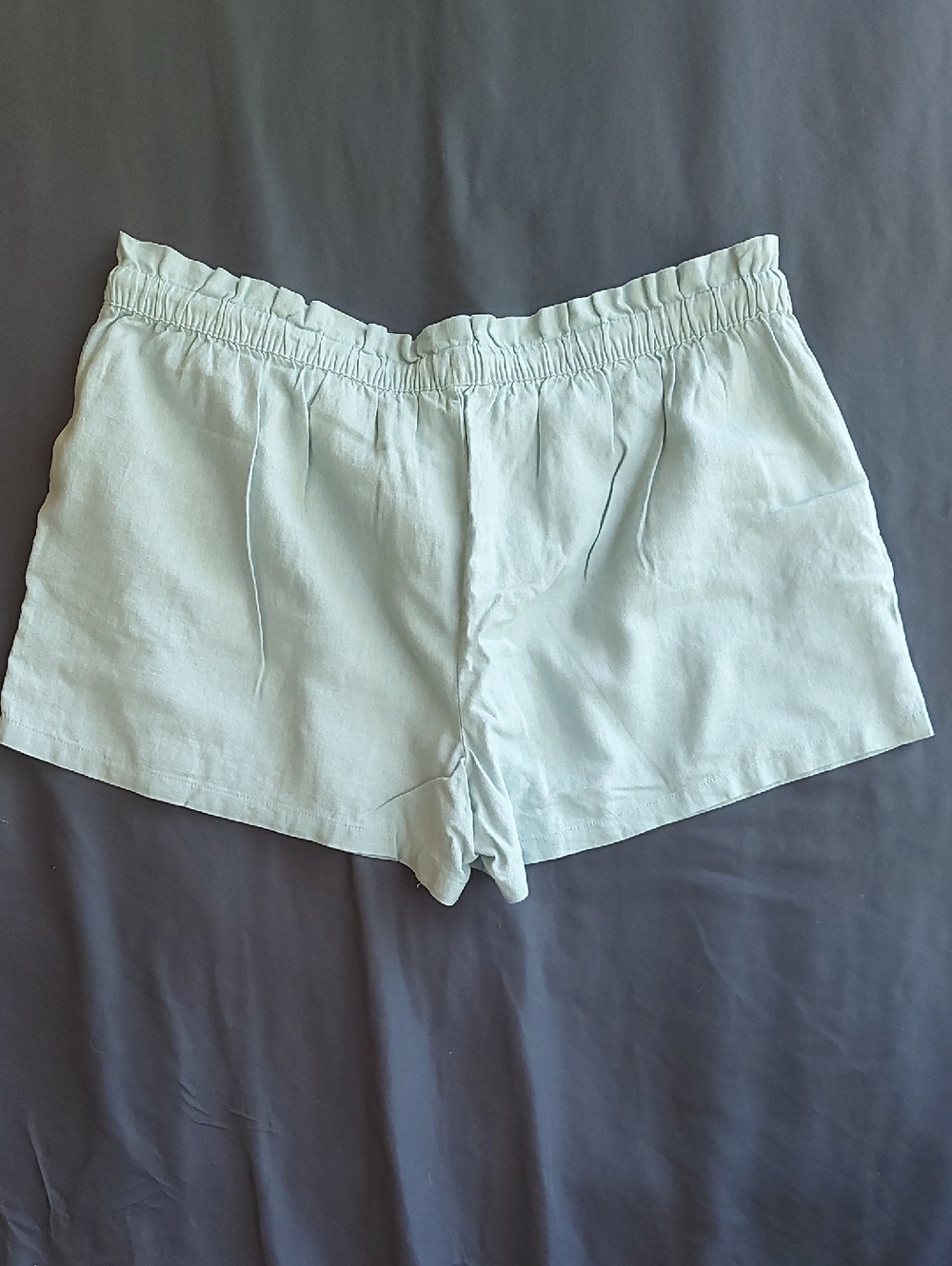 Hang Ten  55% Linen Light Gray Relaxed Linen-Blend - Picture 8 of 8